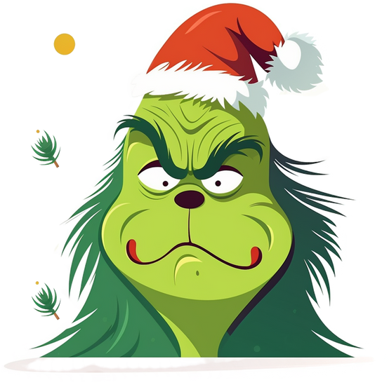 grinch character cartoon green