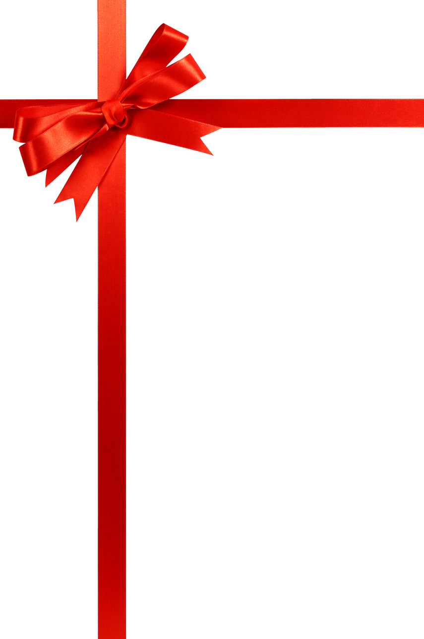  Christmas Gift Ribbon Vertical